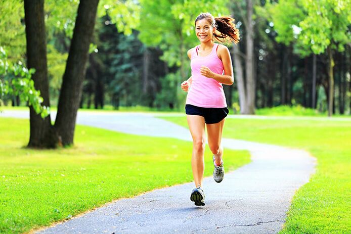 At løbe om morgenen i en time hjælper dig med at tabe dig på en uge