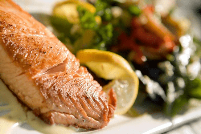fisk på en proteinkost