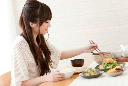 spise på en japansk kost